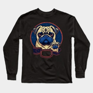 Pug Fathers Day Long Sleeve T-Shirt